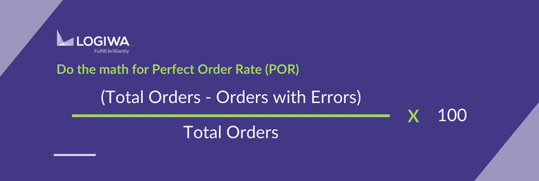 Perfect order rate formula